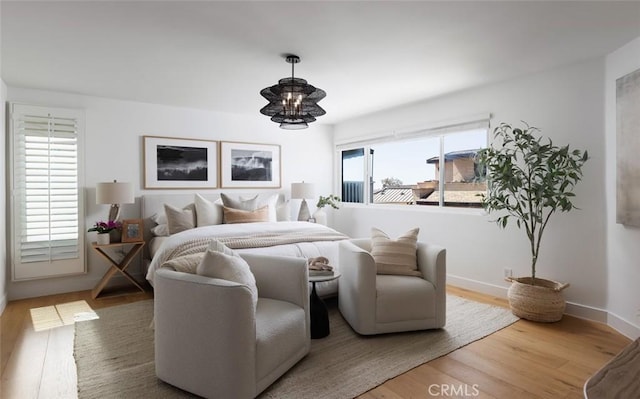 2604 Victoria Dr, Laguna Beach, CA 92651 - bedroom with wood finished floors and baseboards
