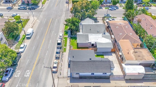 aerial view featuring a residential view