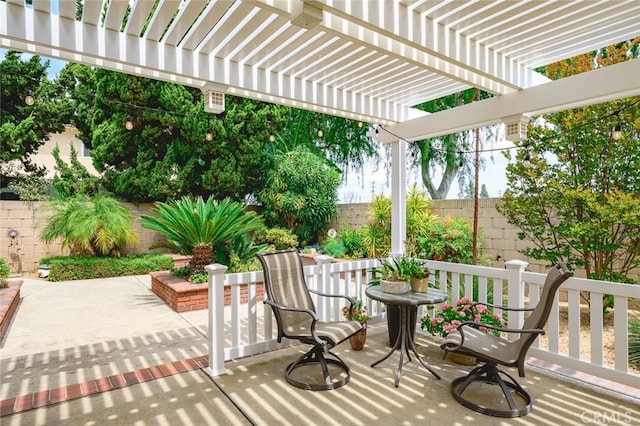 20140 Bouma Ct, Cerritos, CA 90703 - view of patio featuring a pergola