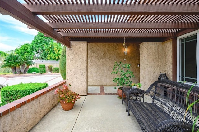 20140 Bouma Ct, Cerritos, CA 90703 - view of patio / terrace featuring a pergola