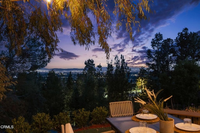 view of patio / terrace with outdoor dining space
