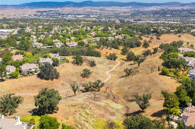 24118 Saint Moritz Dr, Valencia, CA 91355 - aerial view of residential area featuring a mountainous background