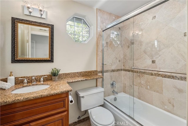 24118 Saint Moritz Dr, Valencia, CA 91355 - bathroom featuring vanity and enclosed tub / shower combo