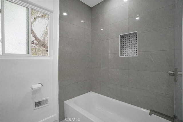 full bath featuring visible vents