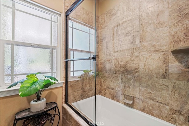 18181 Lost Creek Rd, Saugus, CA 91390 - full bath featuring healthy amount of natural light and tiled shower / bath