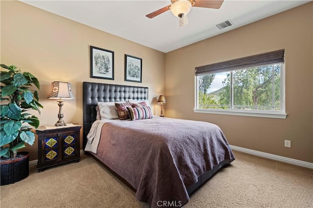 18181 Lost Creek Rd, Saugus, CA 91390 - bedroom featuring carpet flooring and ceiling fan
