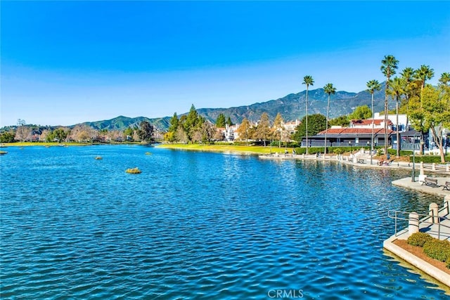 9 Las Piedras, Rancho Santa Margarita, CA 92688 - view of water feature with a mountain view