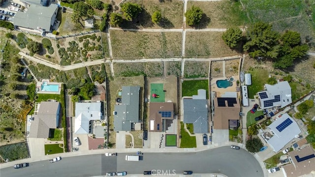 birds eye view of property featuring a residential view
