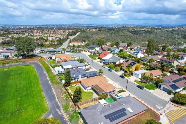 birds eye view of property featuring a residential view