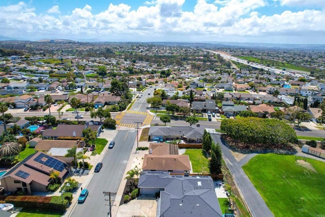 birds eye view of property featuring a residential view