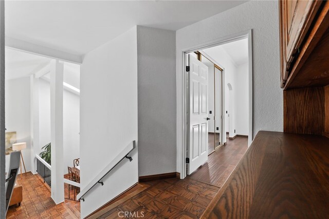 27955 Gallina, Mission Viejo, CA 92692 - hallway with an upstairs landing