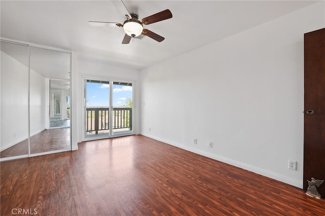 27955 Gallina, Mission Viejo, CA 92692 - spare room with wood finished floors and ceiling fan