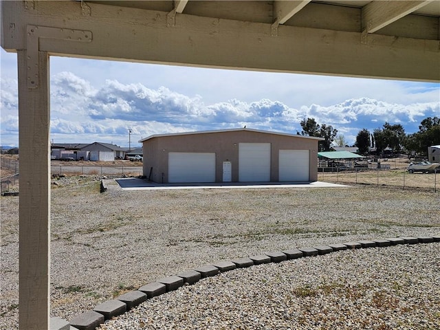 17255 Donert St, Hesperia, CA 92345 - detached garage featuring fence