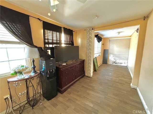 238 Kellog Ave, Fullerton, CA 92833 - hallway featuring wood finished floors and baseboards