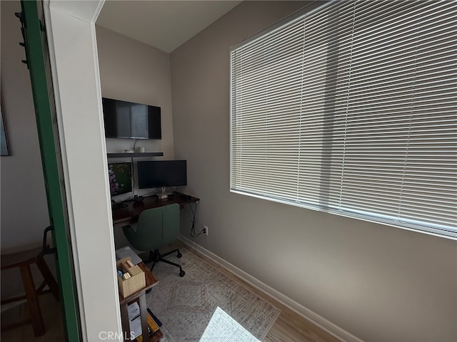 34539 Velvetleaf St, Winchester, CA 92596 - office space with baseboards and wood finished floors