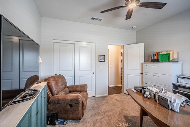 28340 Memory Ln, Winchester, CA 92596 - interior space with ceiling fan, baseboards, and visible vents