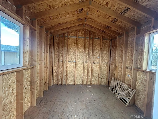view of storage room