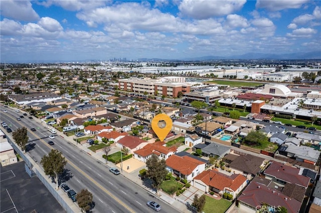 drone / aerial view