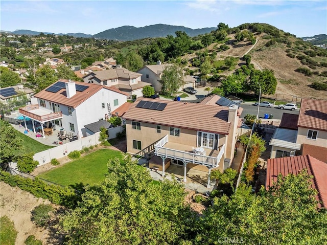 25302 Rolling Greens Way, Saugus, CA 91350 - aerial perspective of suburban area featuring a mountainous background