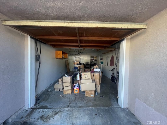 2168 Biscayne, Costa Mesa, CA 92627 - basement with a textured wall and a garage