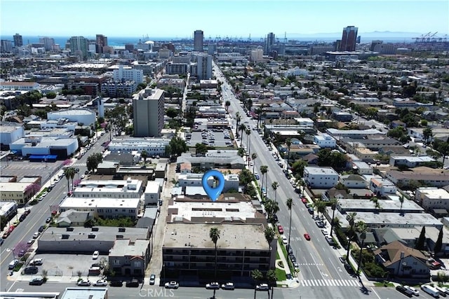 bird's eye view featuring a view of city