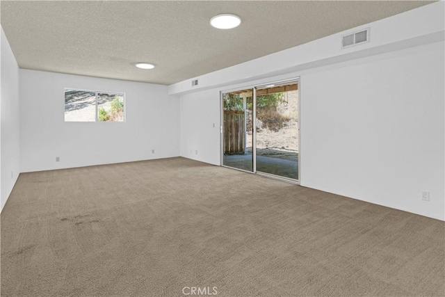 7650 Cristobal Ave, Atascadero, CA 93422 - carpeted empty room featuring a textured ceiling and plenty of natural light