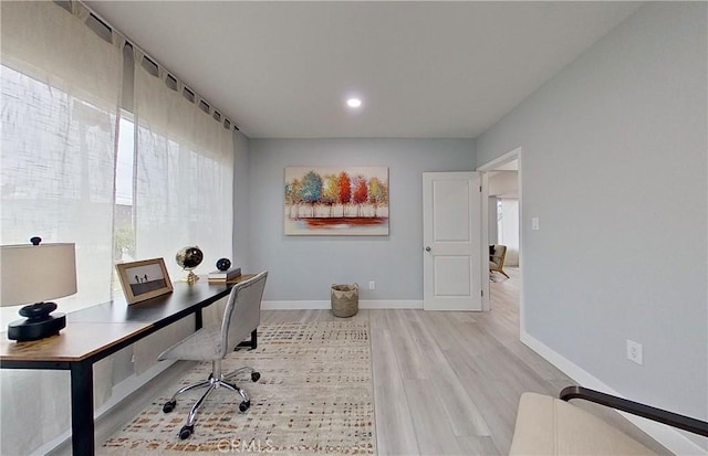 805 Earlham St, Pasadena, CA 91101 - office space featuring baseboards and wood finished floors