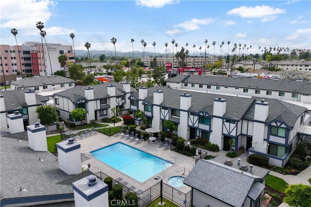 19231 Sherman Way Unit 44, Reseda, CA 91335 - aerial view with a residential view