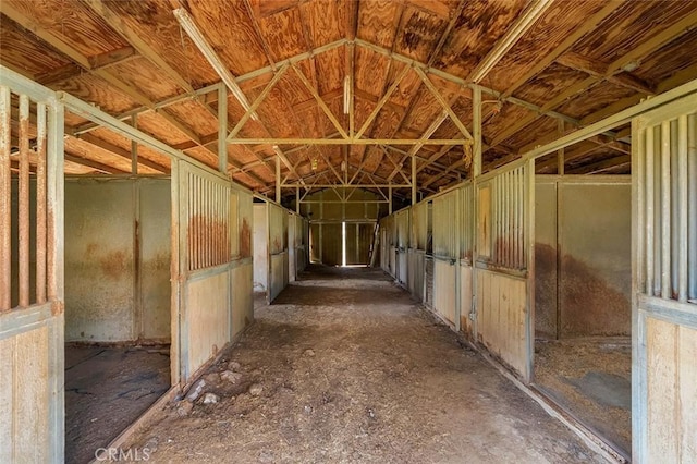 view of horse barn