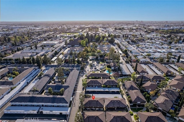 bird's eye view featuring a residential view