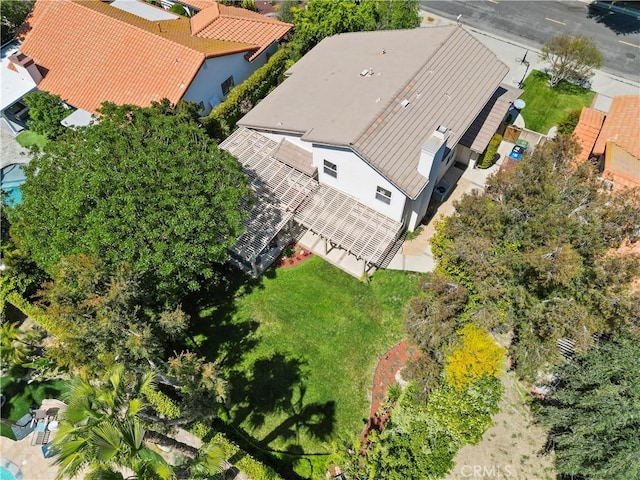 drone / aerial view
