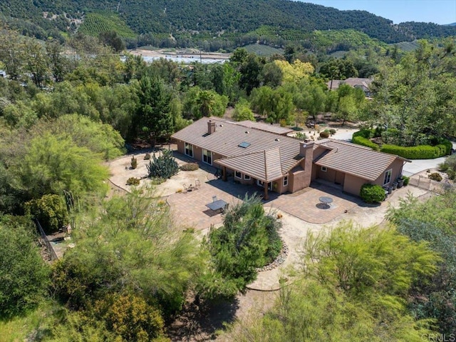 16270 Pauma Valley Dr, Pauma Valley, CA 92061 - aerial view of property and surrounding area featuring a heavily wooded area