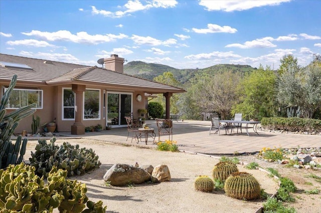 16270 Pauma Valley Dr, Pauma Valley, CA 92061 - view of patio with a deck with mountain view