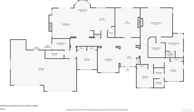 16270 Pauma Valley Dr, Pauma Valley, CA 92061 - view of floor plan / room layout