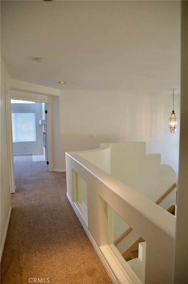 24391 Rue De Gauguin, Laguna Niguel, CA 92677 - hall with carpet and an upstairs landing