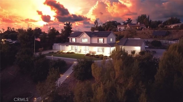 41559 Floyd Ct, Temecula, CA 92592 - view of front of property featuring roof mounted solar panels and a garage