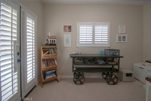 41559 Floyd Ct, Temecula, CA 92592 - home office with carpet floors and baseboards
