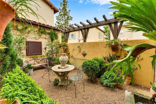 view of patio