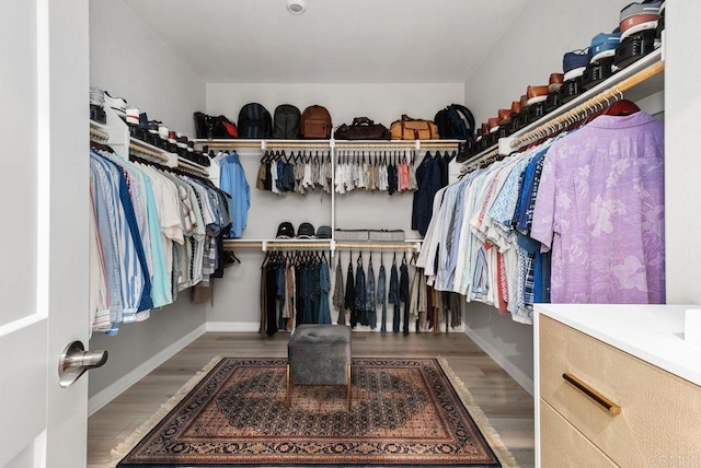 1518 Pepperwood Way, Oceanside, CA 92056 - walk in closet featuring wood finished floors