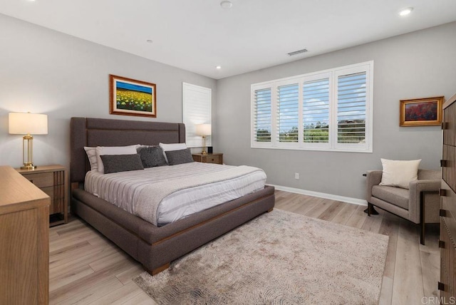 1518 Pepperwood Way, Oceanside, CA 92056 - bedroom with light wood finished floors, recessed lighting, and baseboards