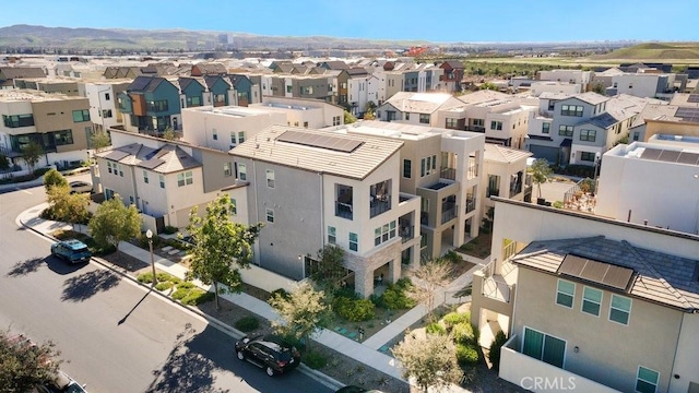 bird's eye view featuring a residential view