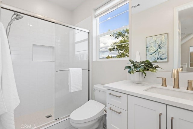 108 Shear, Irvine, CA 92618 - full bathroom with a shower stall, toilet, and vanity
