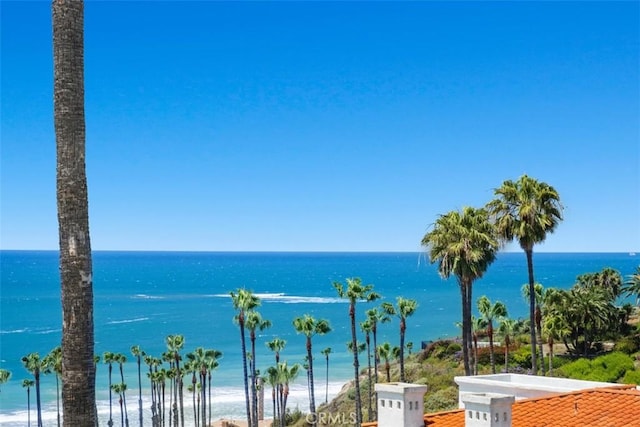 water view with local beach