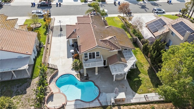 6816 Ridgeside Dr, Riverside, CA 92506 - view of subject property with a pool area