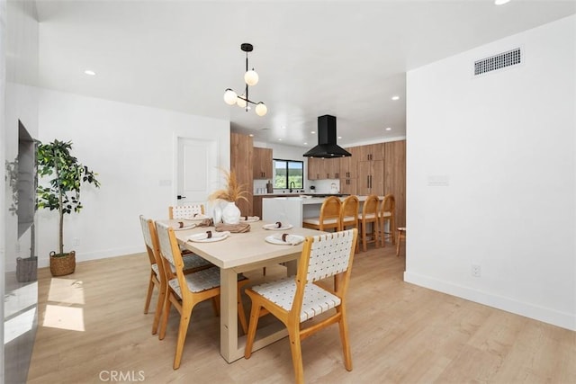 2037 Rayshire St, Thousand Oaks, CA 91362 - dining room featuring light wood-type flooring and recessed lighting