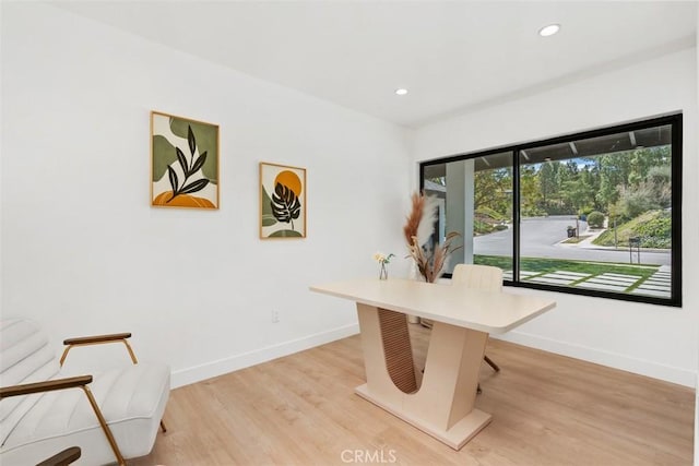 2037 Rayshire St, Thousand Oaks, CA 91362 - unfurnished office featuring light wood-style floors and recessed lighting