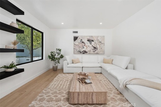 2037 Rayshire St, Thousand Oaks, CA 91362 - living room featuring wood finished floors and recessed lighting