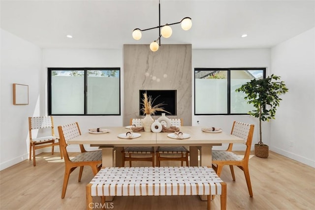 2037 Rayshire St, Thousand Oaks, CA 91362 - dining room with light wood-style flooring and recessed lighting