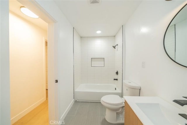 932 S Bon View Ave, Ontario, CA 91761 - bathroom with vanity, shower / washtub combination, and tile patterned floors