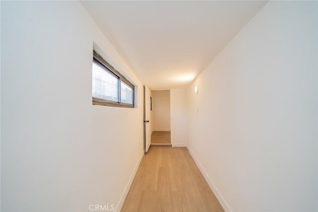 932 S Bon View Ave, Ontario, CA 91761 - hall featuring baseboards and light wood-style flooring